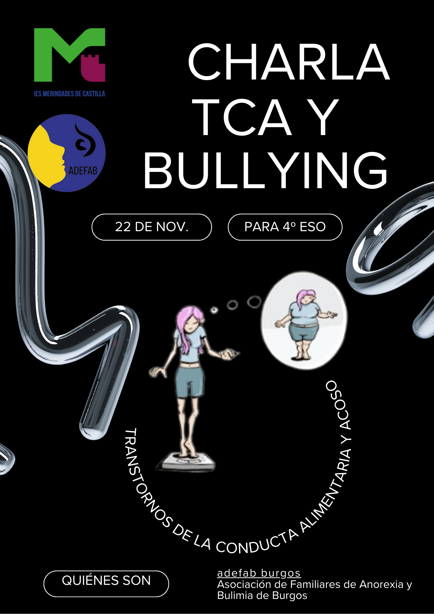 Cartel TCA y bullying 24-25